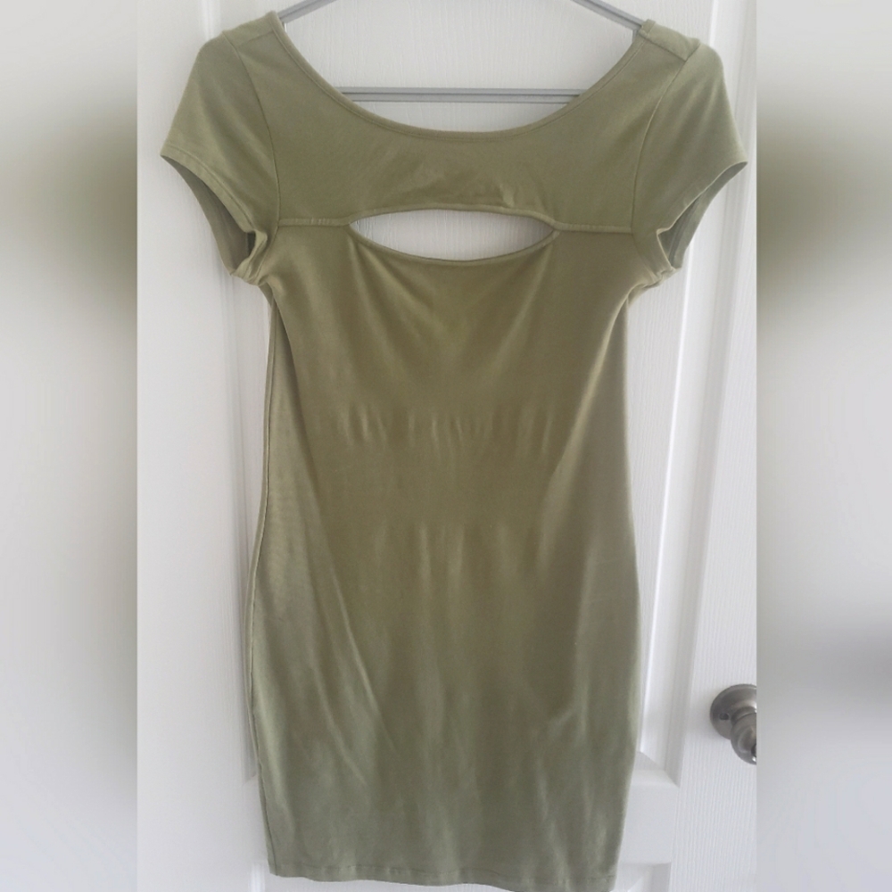 Guess Olive Backless Bodycon Dress